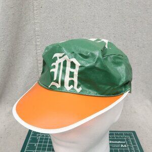 90s Miami Hurricanes Chex Mix Promotional Painters Cap Green Orange